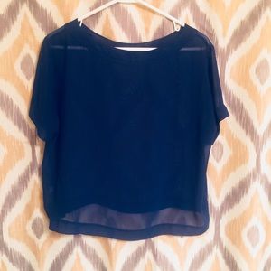 Blue Chiffon by American Apparel